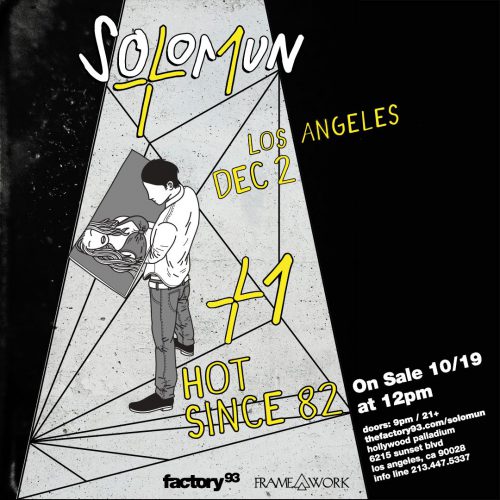 Factory 93 x Framework Solomun Hot Since 82 Flyer