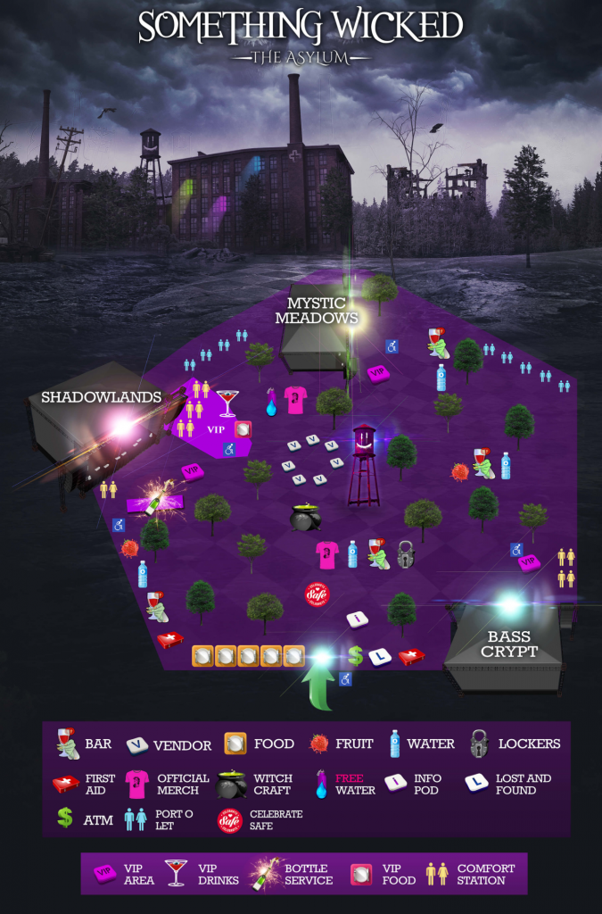 Something Wicked 2017 Festival Map