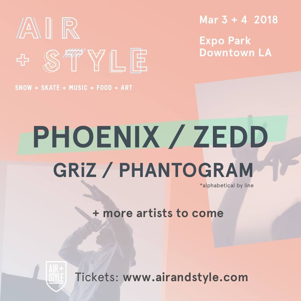 Air + Style LA 2018 Phase One Lineup