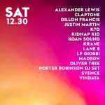 Snowglobe 2017 Saturday lineup
