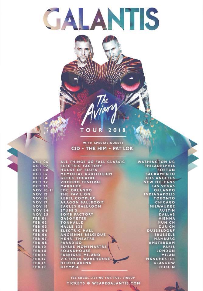 Galantis The Aviary Tour 2018