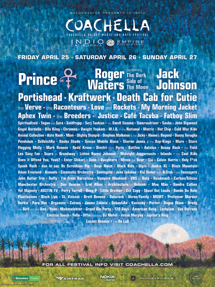 Coachella 2008 Poster Prince
