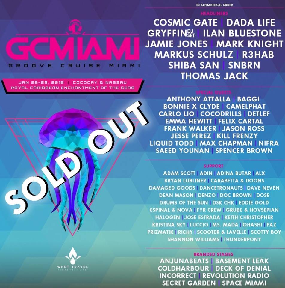 groove cruise miami 2018