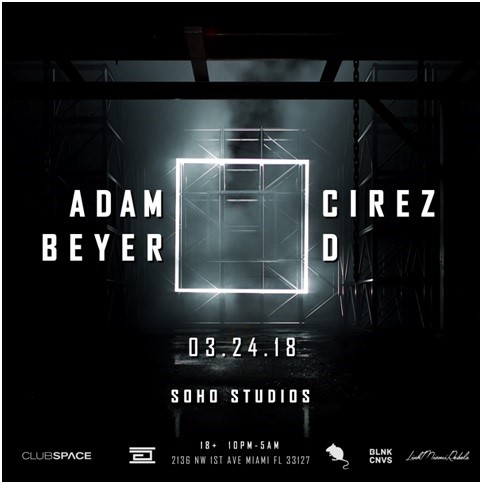 Adam Beyer x Cirez D MMW 2018