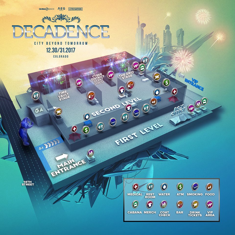 Decadence Colorado 2017 Map