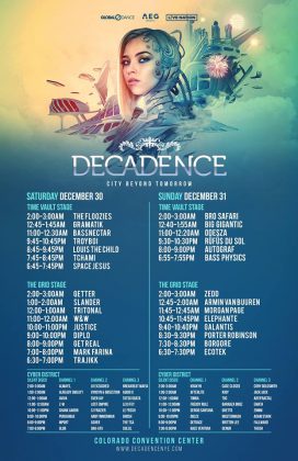 Decadence Colorado 2017 Set Times, Festival Map, & More! | EDM Identity