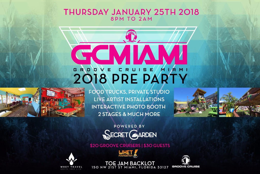 Groove Cruise Miami Announces 2018 Stages, Packages & More! EDM Identity