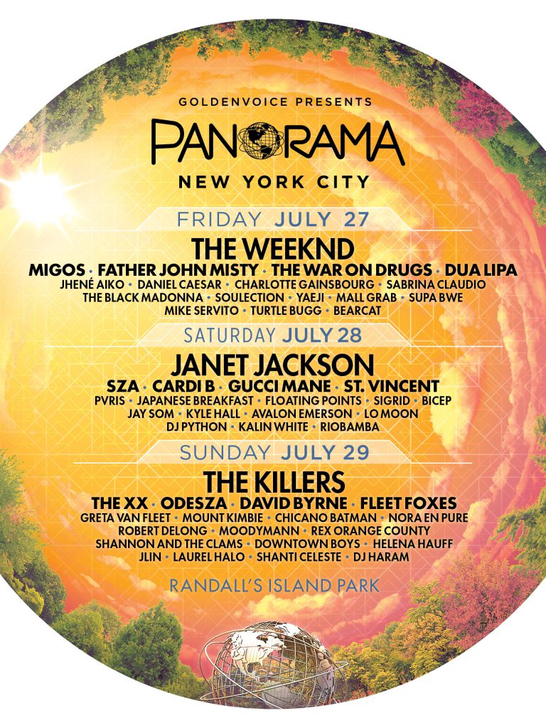 Panorama NYC 2018 Lineup