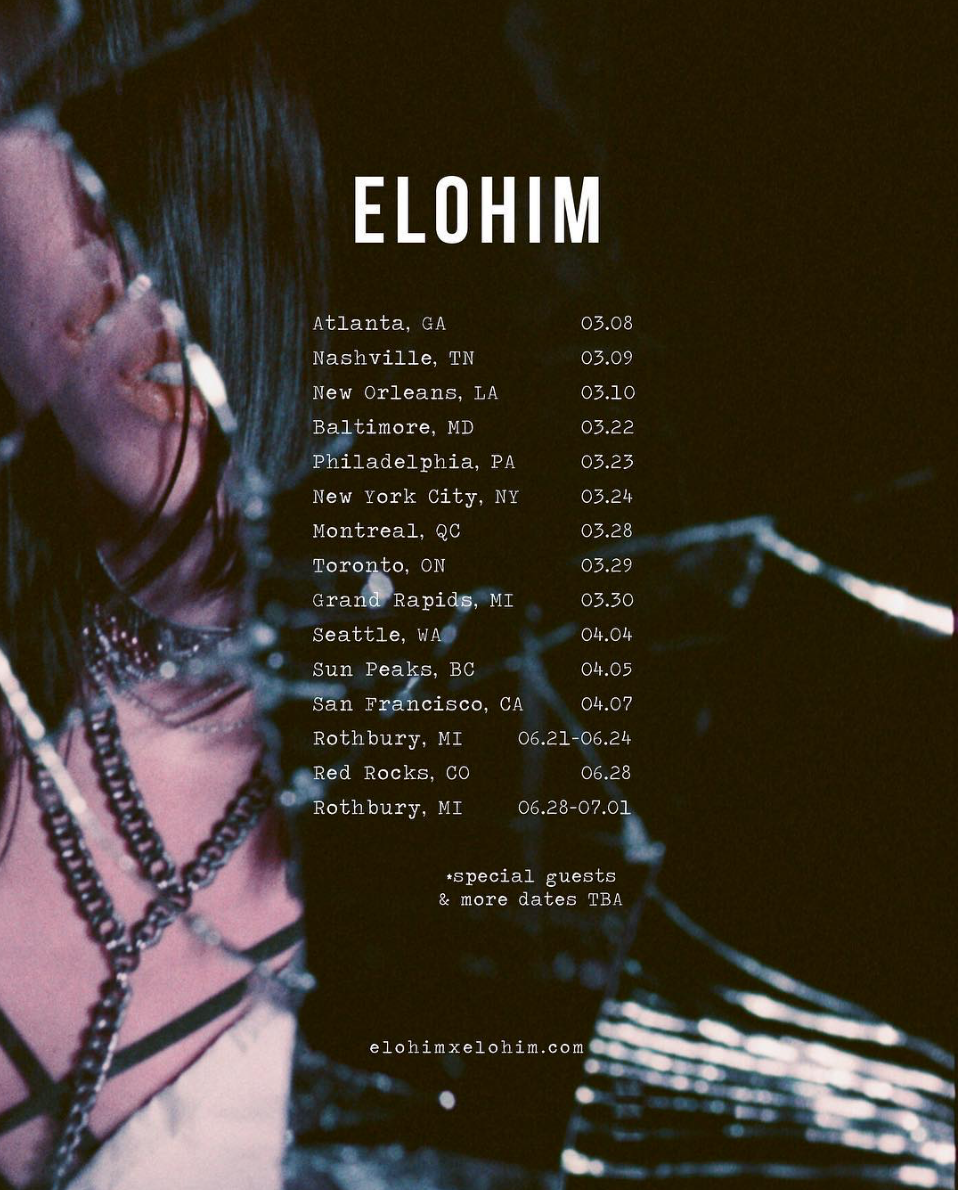 Elohim 2018 Tour