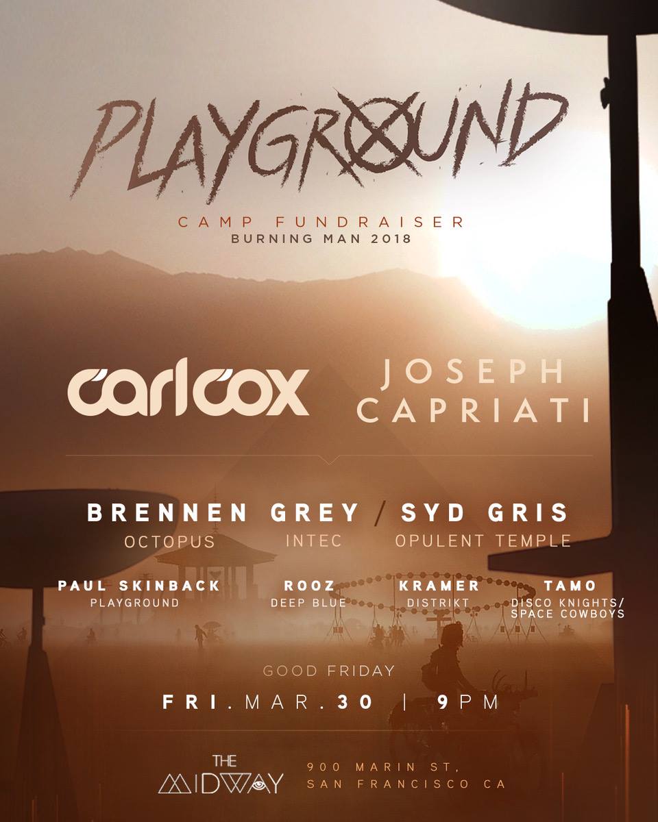 Carl Cox Announces Fundraiser For Burning Man Camp Playground Edm Identity