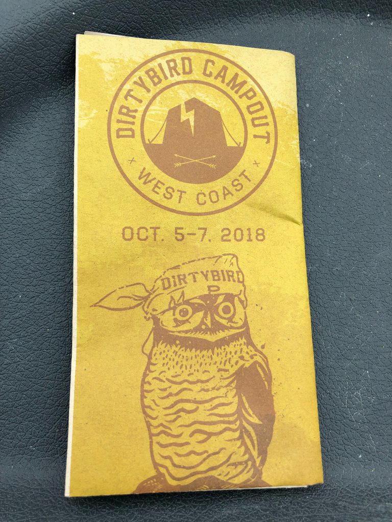 Dirtybird Campout West 2018 Dates