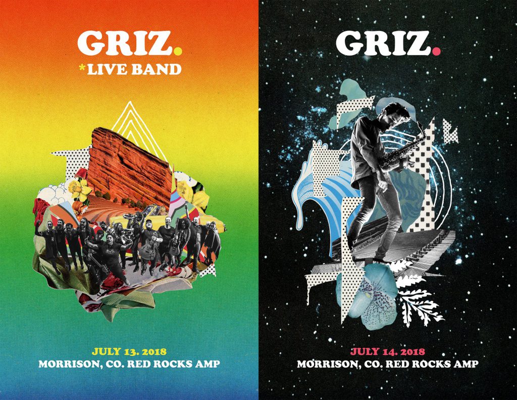 GRiZ at Red Rocks 2018 Flyers