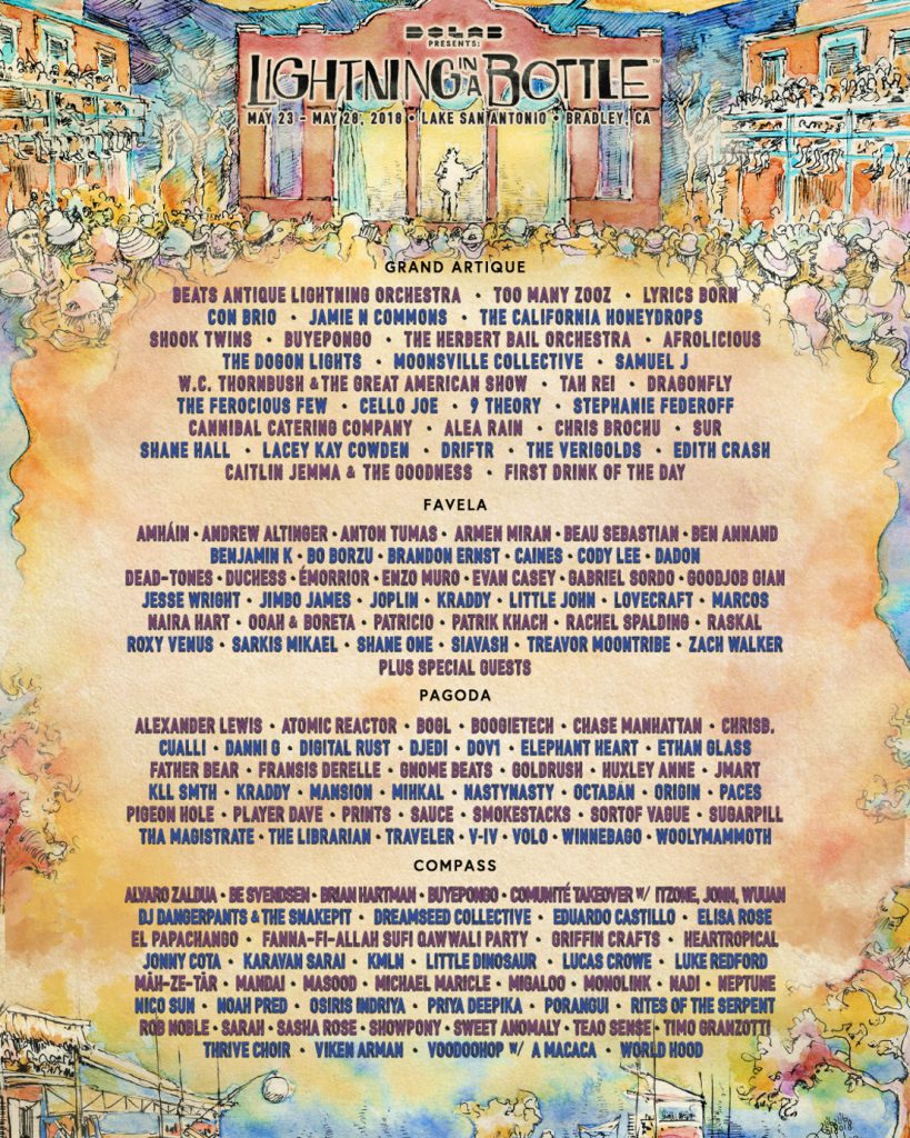 Lightning in a Bottle 2018 Phase 2 Lineup