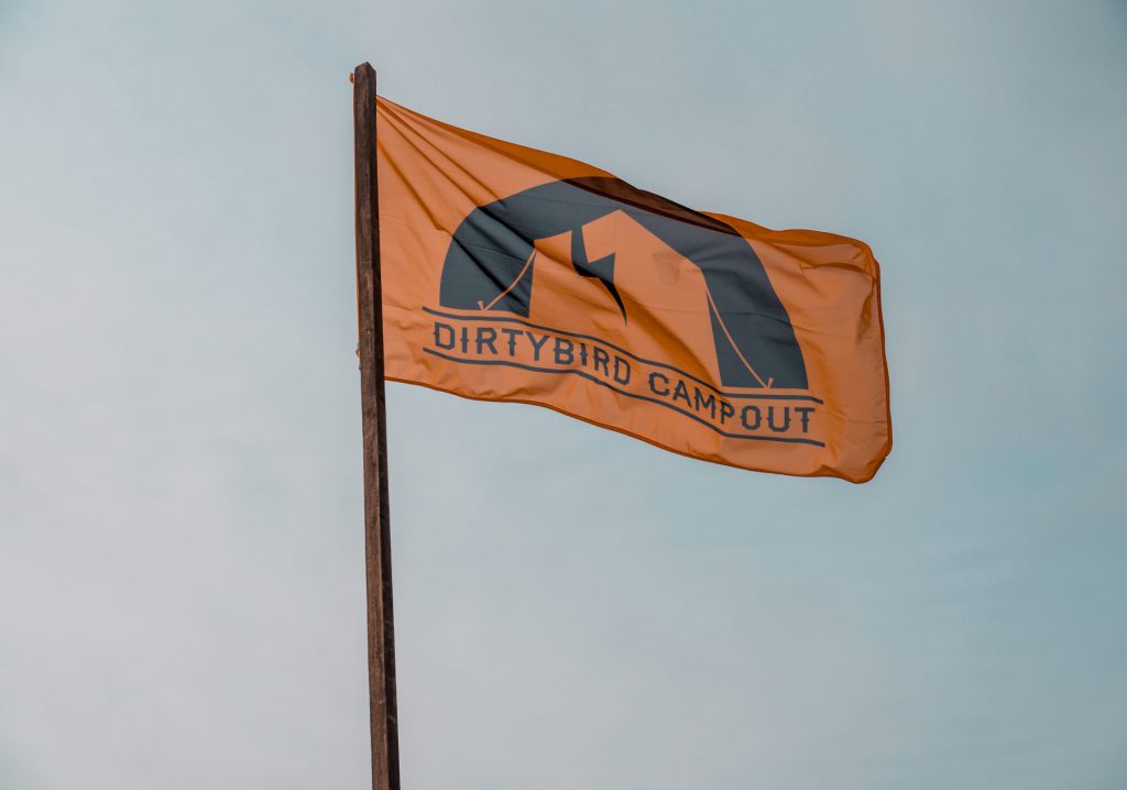 Dirtybird Campout East Coast 2018 Orange Team Flag