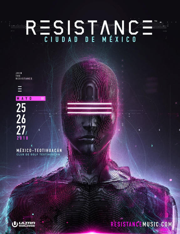 RESISTANCE Mexico City 2018 Flyer