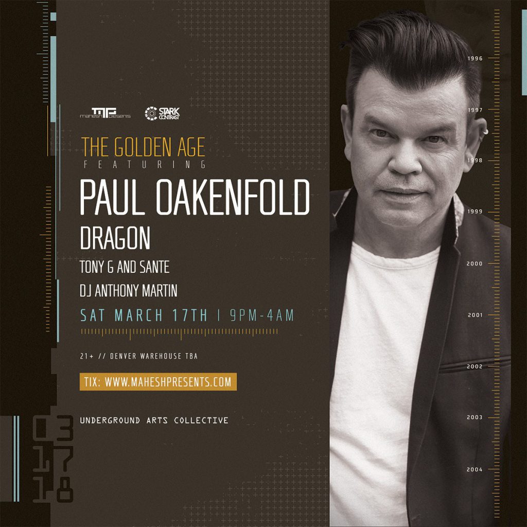 Mahesh Presents: Paul Oakenfold