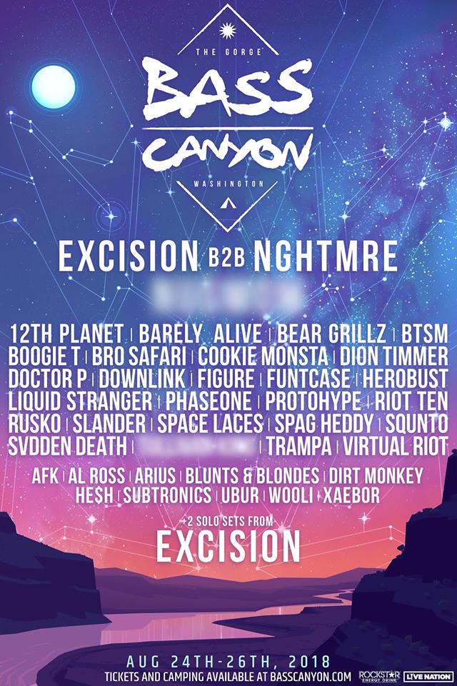 Bass Canyon 2018 Lineup Additions
