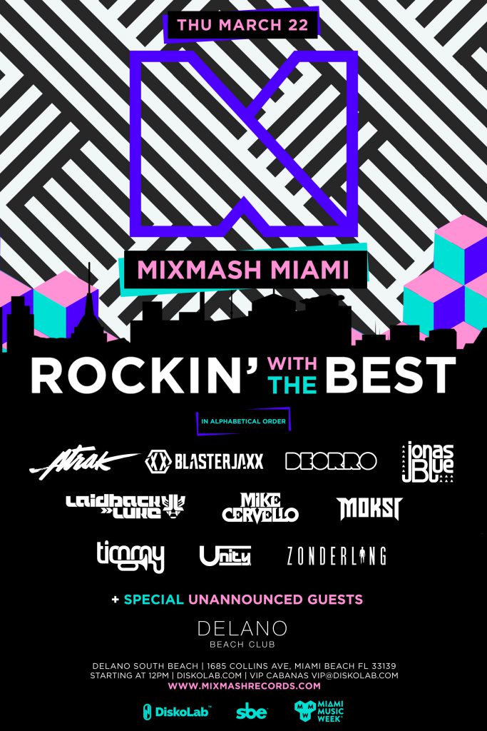 Mixmash Miami 2018 Lineup