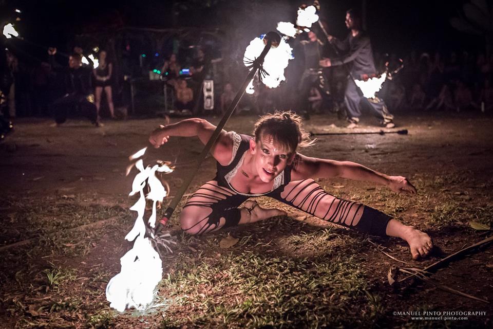 Envision Festival Fire Performer