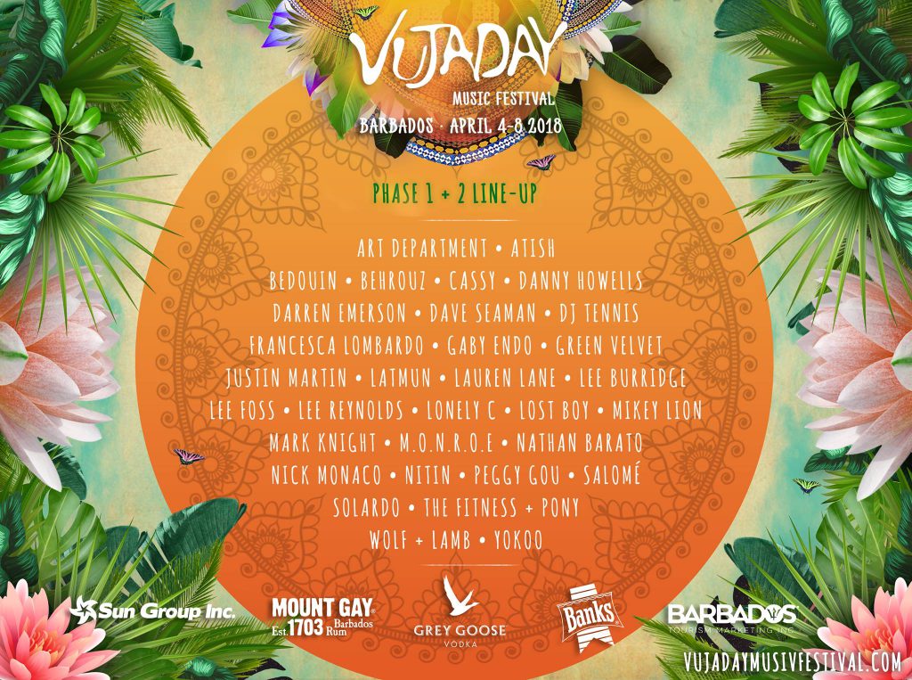 Vujaday Music Festival Lineup