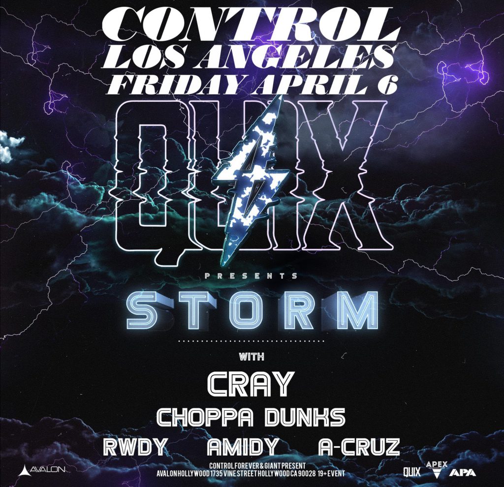 QUIX Storm Tour Avalon Hollywood