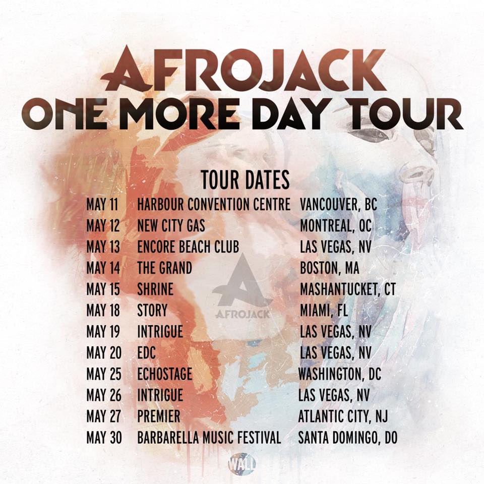 Afrojack One More Day Tour