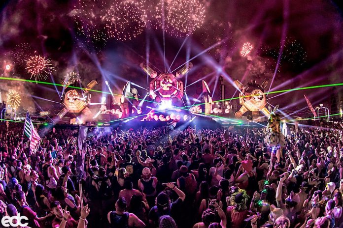 EDC Las Vegas 2017 bassPOD Fireworks EDCLV EDC Las Vegas 2017 bassPOD Fireworks EDCLV