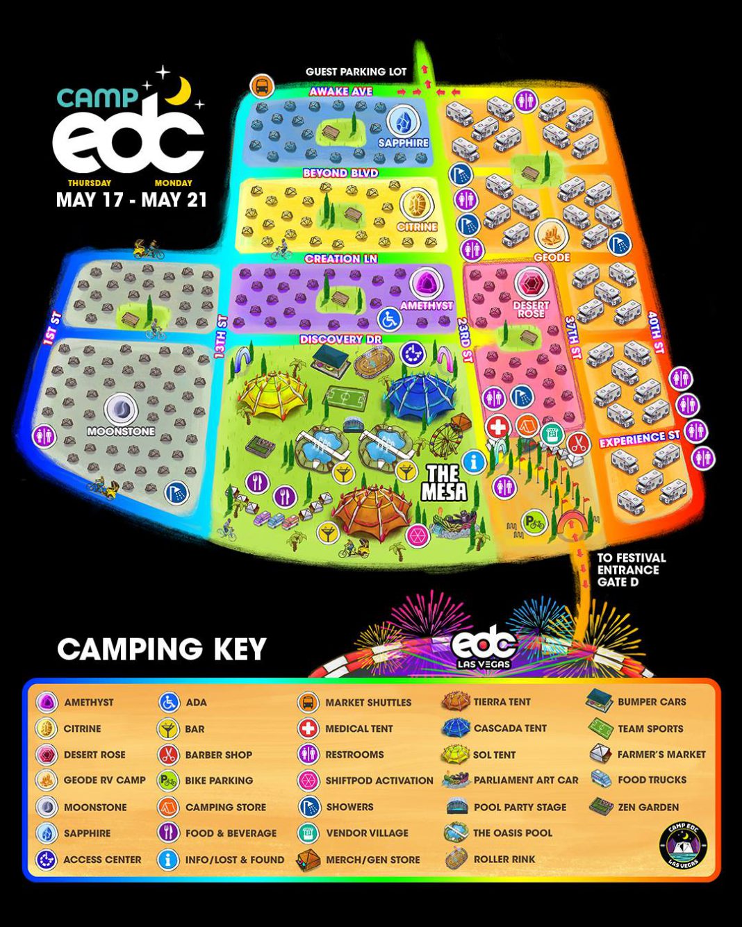 Camp EDC Announces a Ton of Exciting Activities & Amenities! EDM Identity