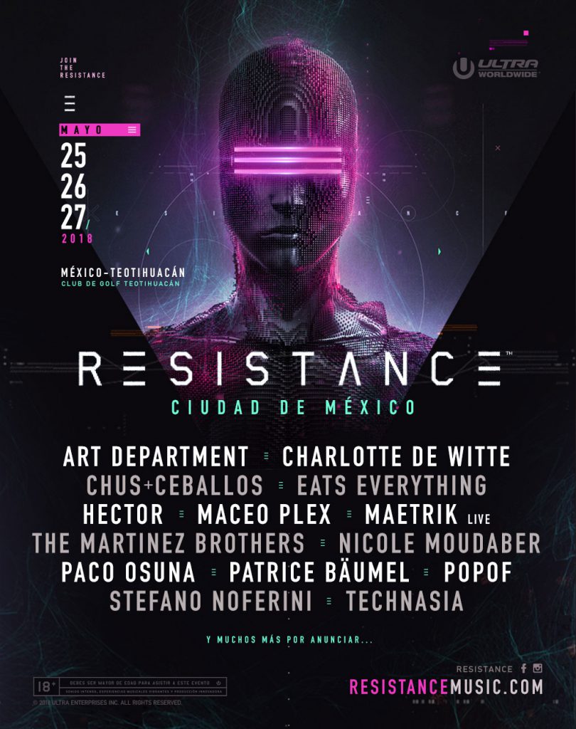 RESISTANCE Mexico City 2018 Initial Lineup