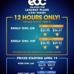 EDC Orlando 2018 Layaway Pricing