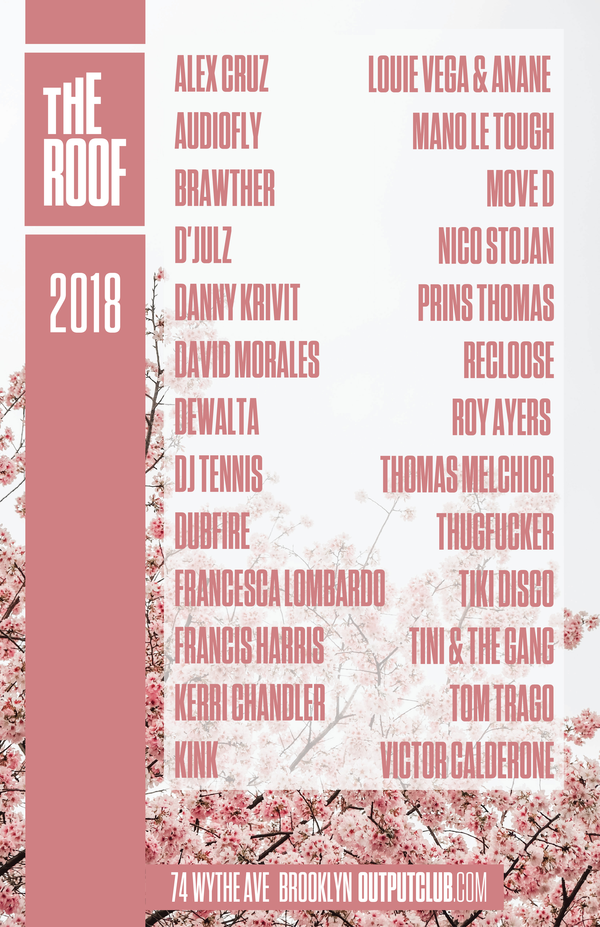 The Roof Summer 2018 Lineup
