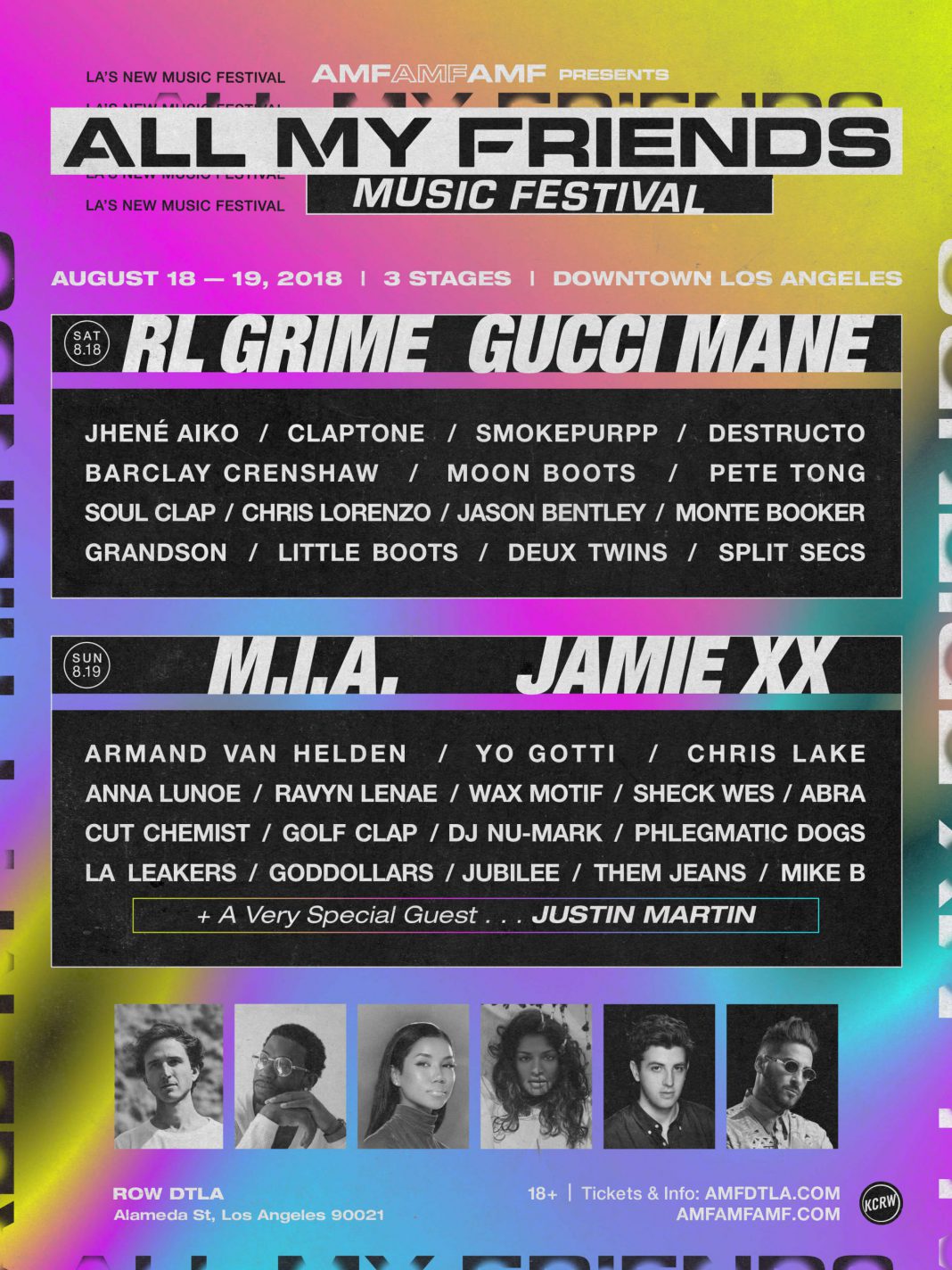 AMFAMFAMF Drops Inaugural Lineup For All My Friends Music Festival