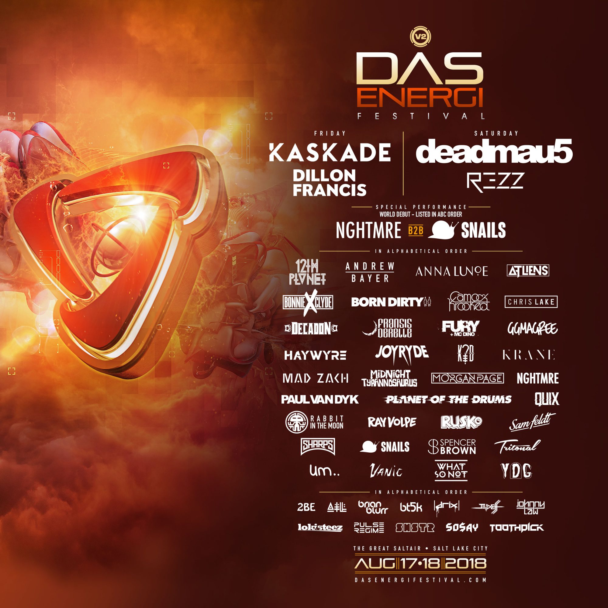 Das Energi 2018 Lineup