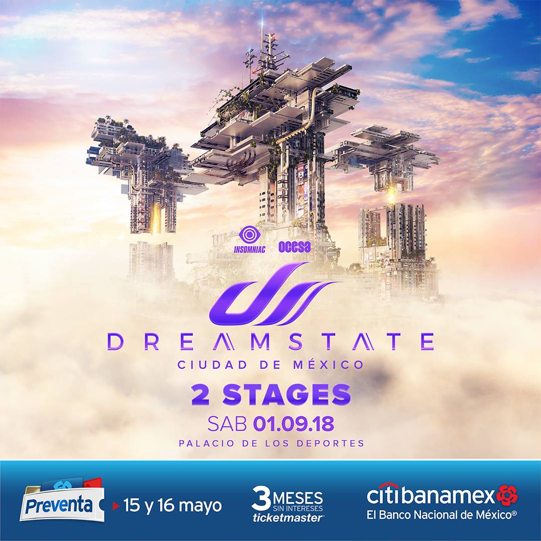 Dreamstate Mexico 2018 with Ticket Banner
