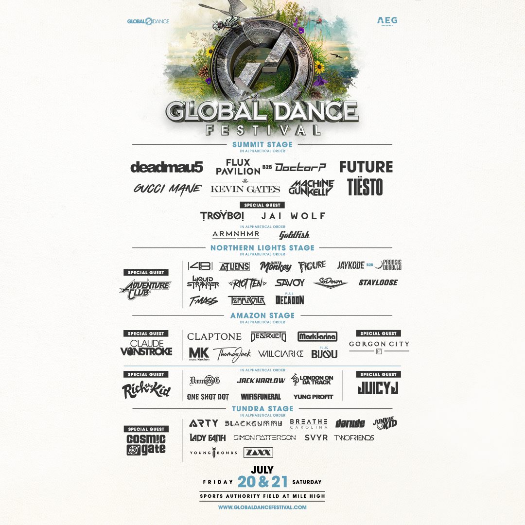 Global Dance Festival 2018 Full Lineup