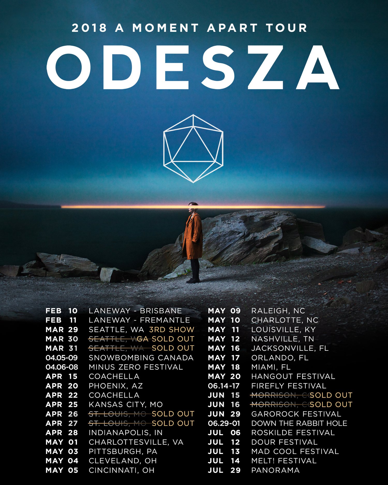 ODESZA A Moment Apart Tour 2018