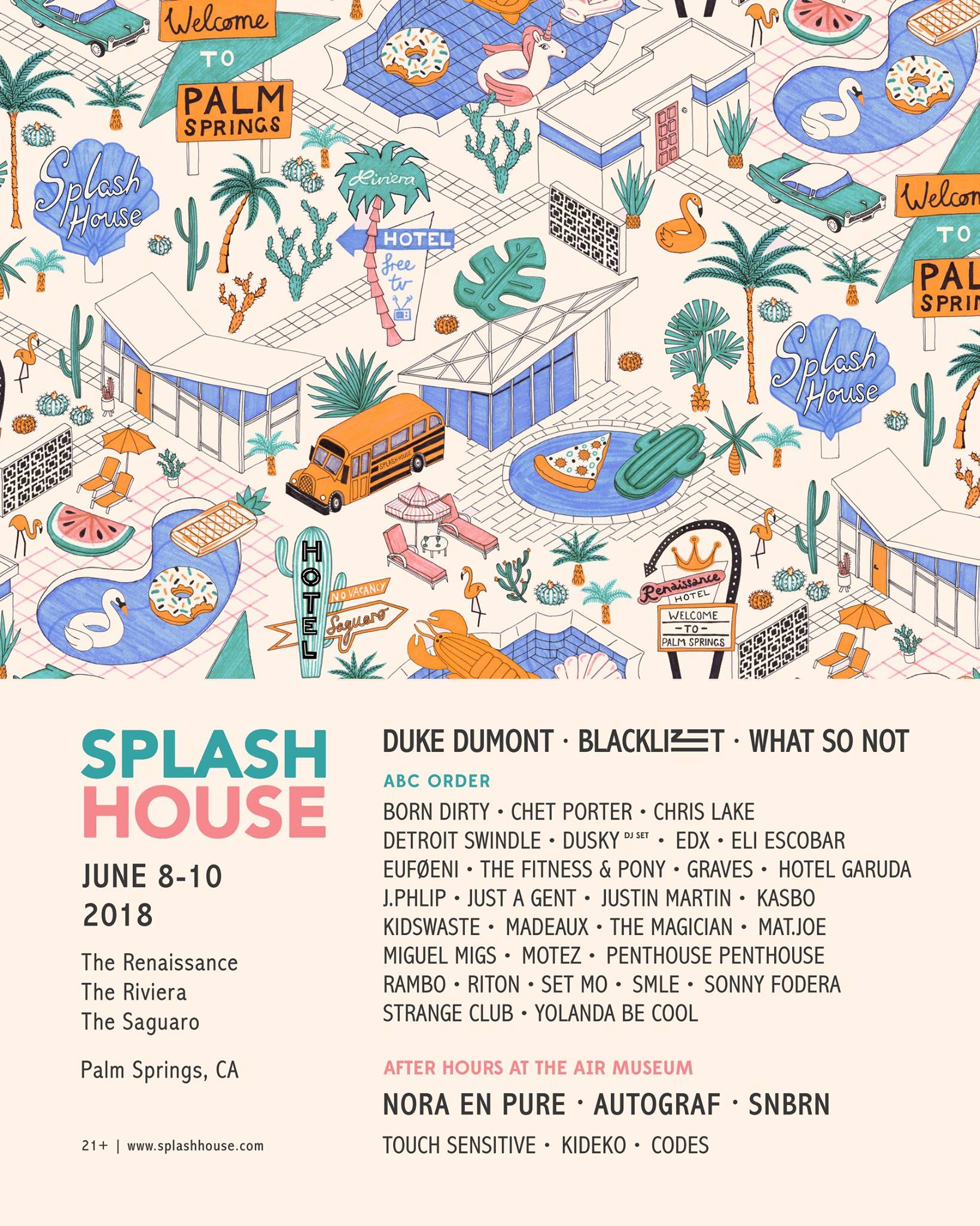 Splash House June 2018 Lineup