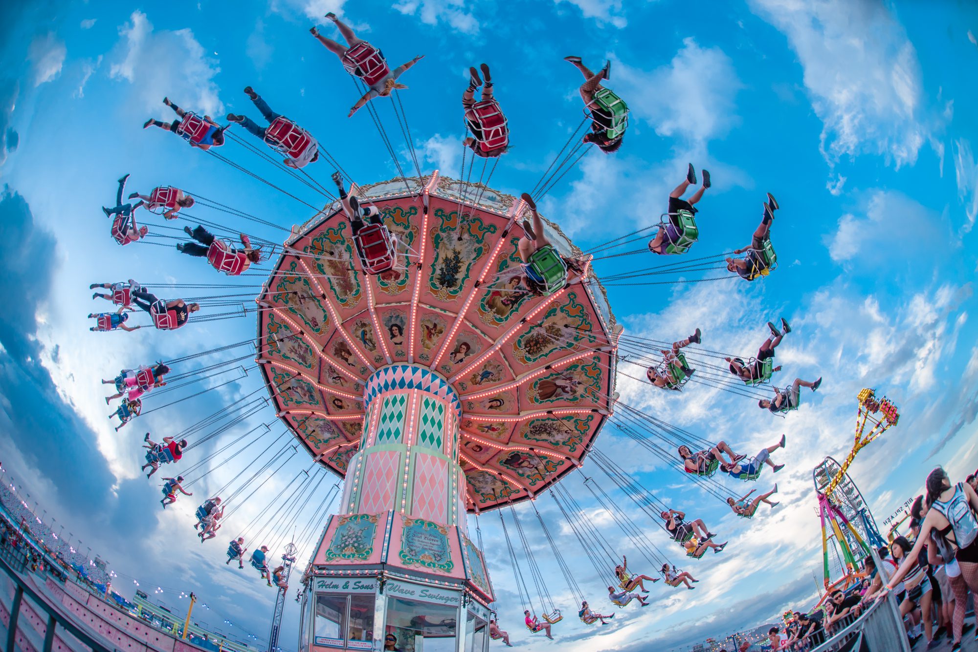 Edc Las Vegas 2018 Swing Ride 