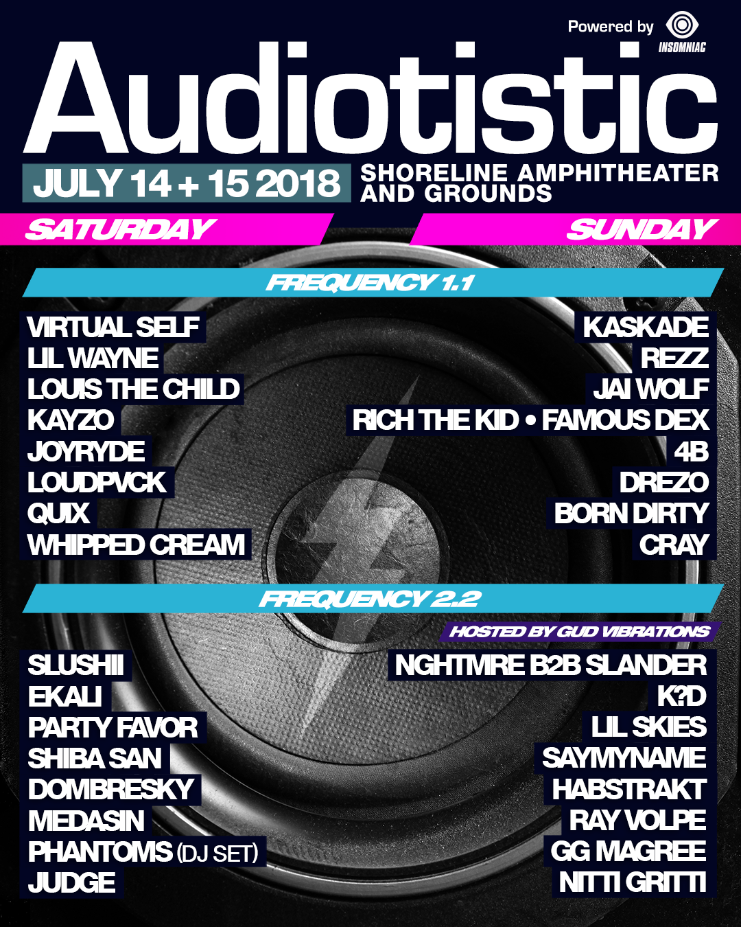 Audiotistic Bay Area 2018 Lineup