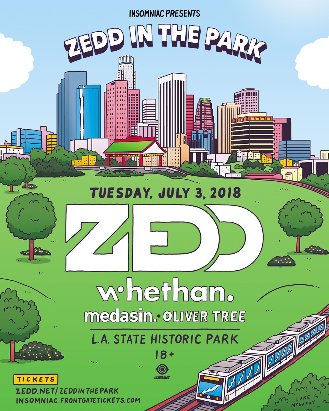 Zedd In The Park 2018