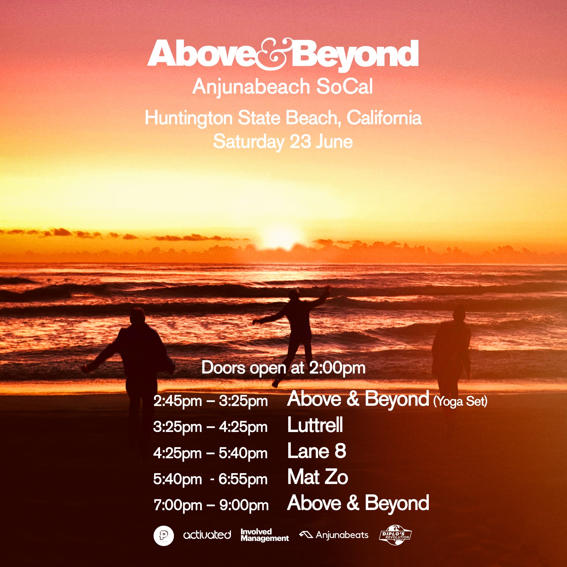 Anjunabeach SoCal 2018 Set Times