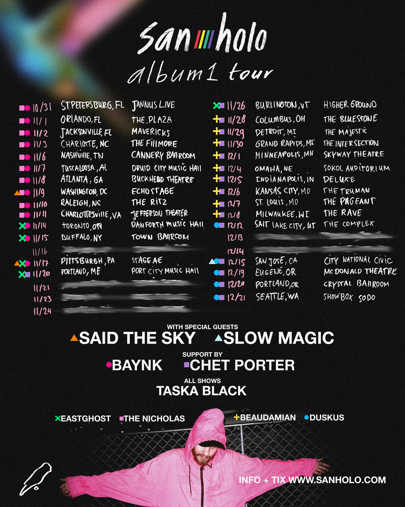 San Holo to Embark on the Album1 Tour This Fall! EDM Identity