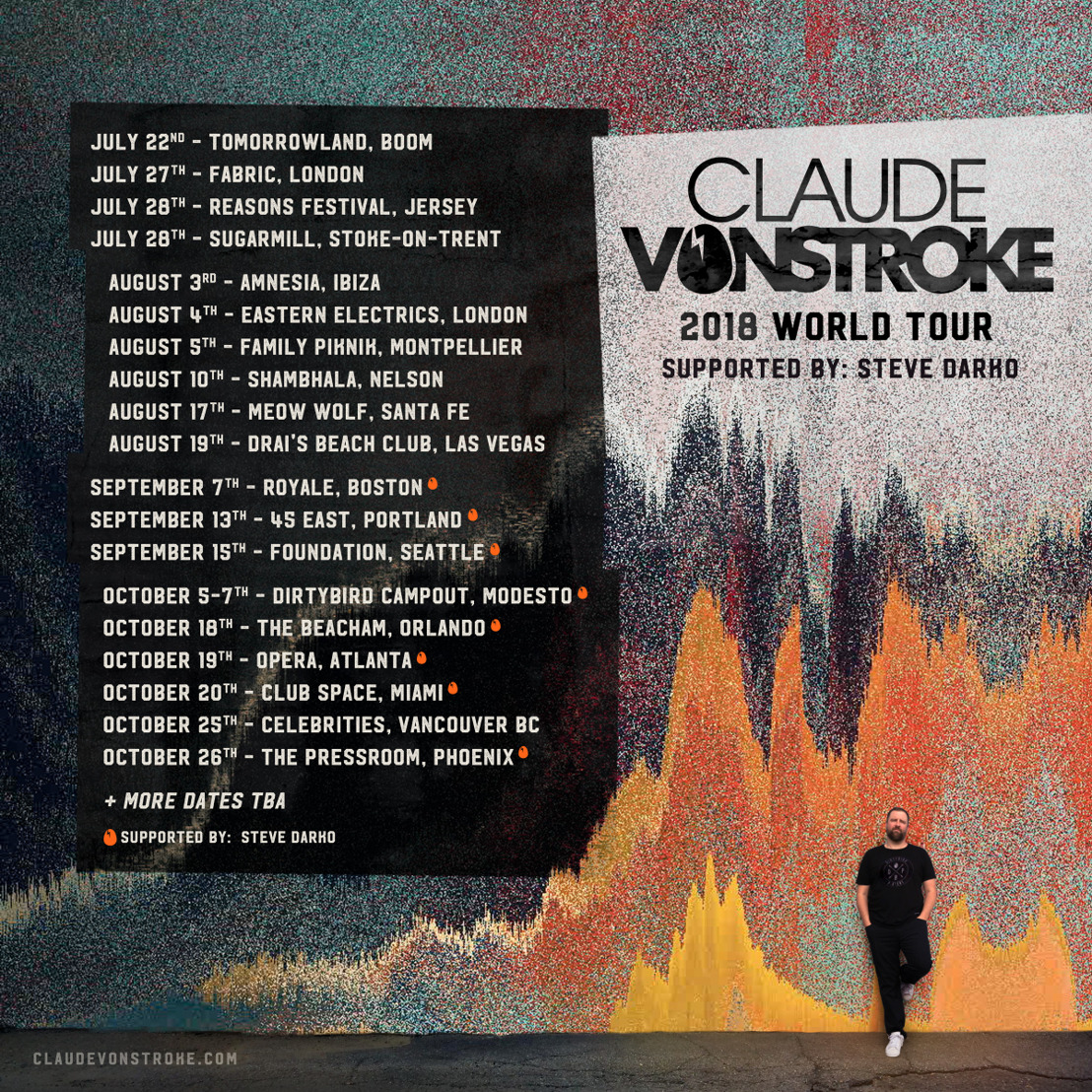 Claude VonStroke 2018 World Tour