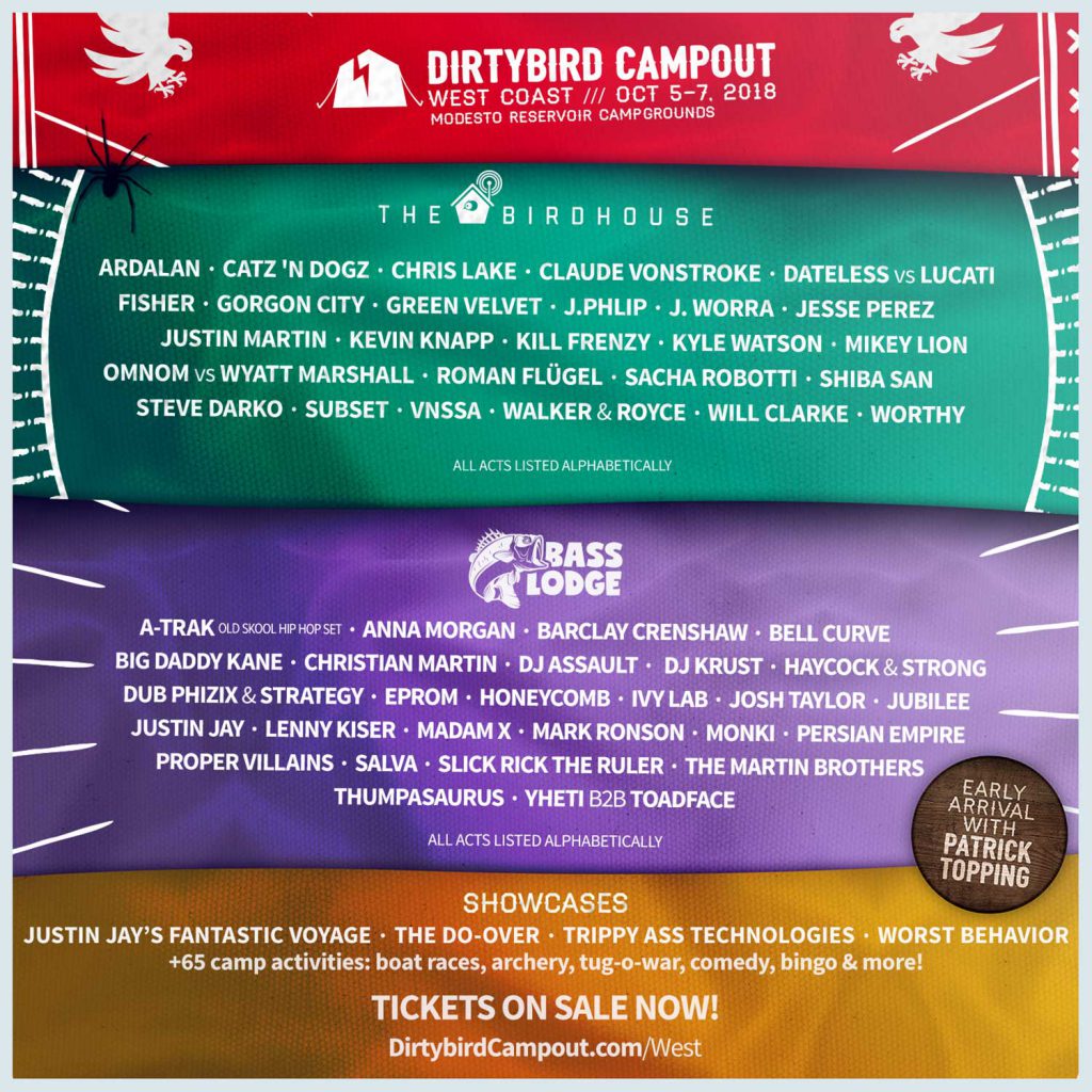 Dirtybird Campout West Coast 2018