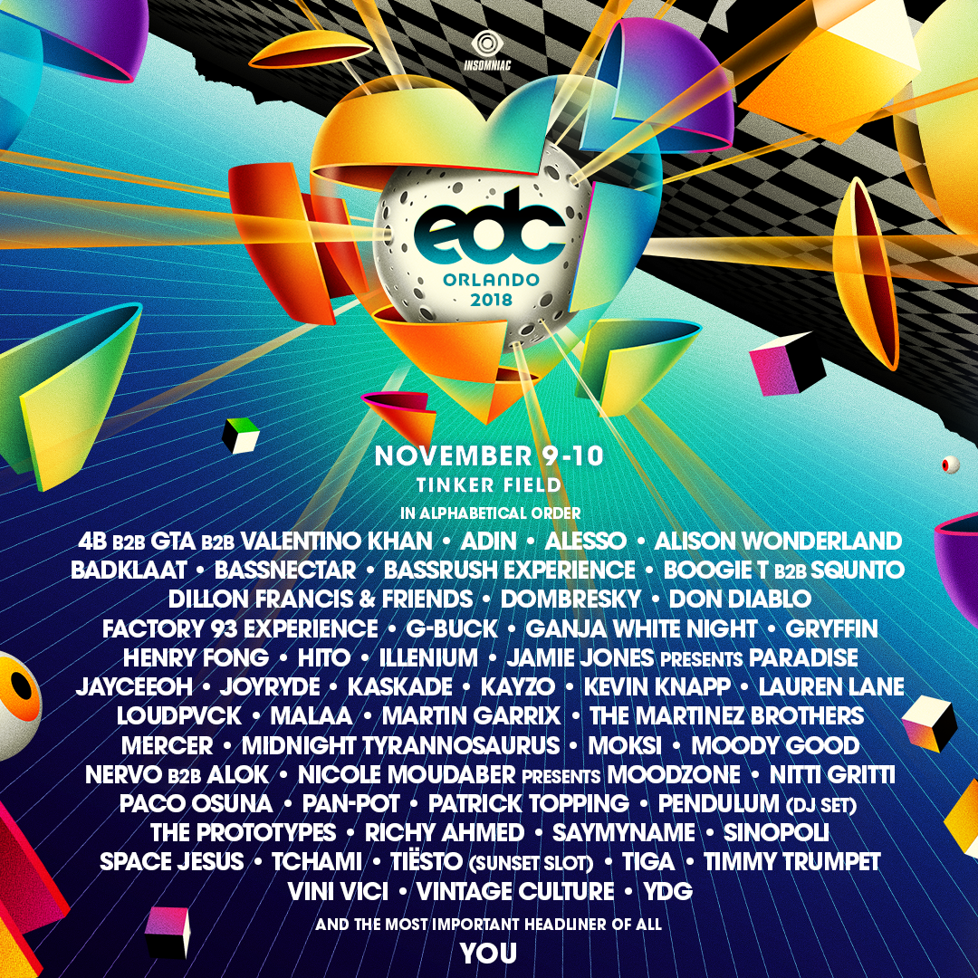 EDC Orlando 2018 Lineup