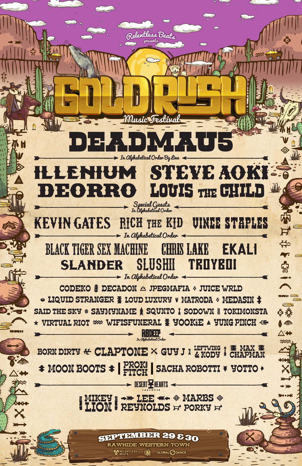 Goldrush Music Festival 2018 Full Lineup