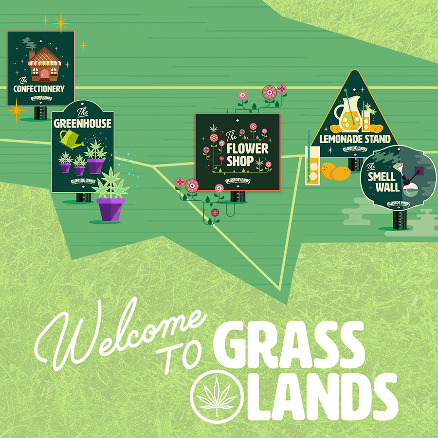 Outside Lands Introduces CannabisFocused Area, Grass Lands EDM Identity