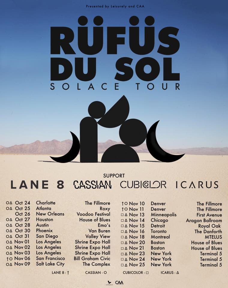 rufus du sol tour