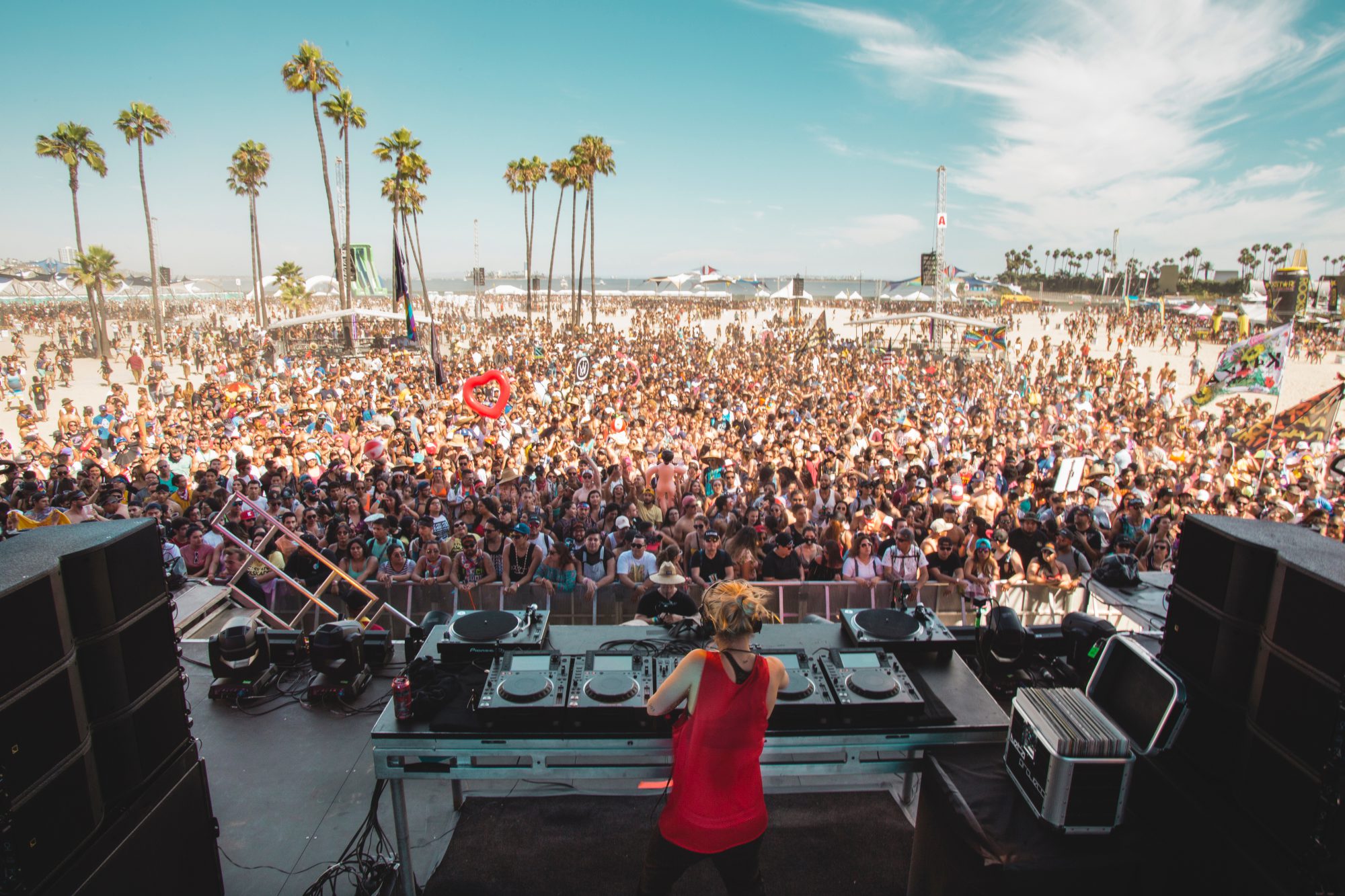 J. Worra at Sun Soaked 2018 Long Beach