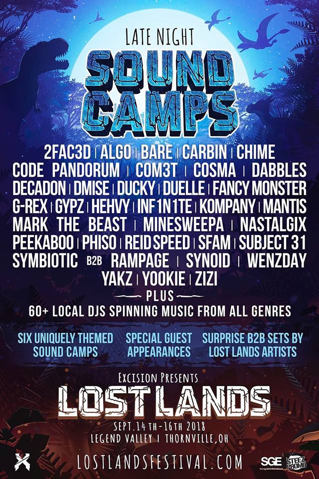 lost lands 2018 sound camps phase 1 lineup